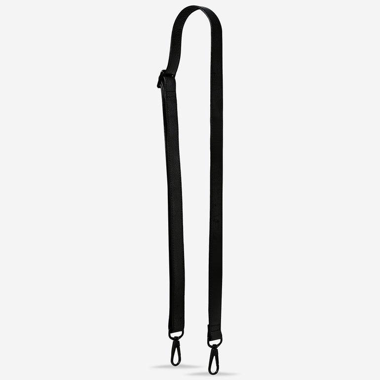 Status Anxiety Risking All Leather Strap Black