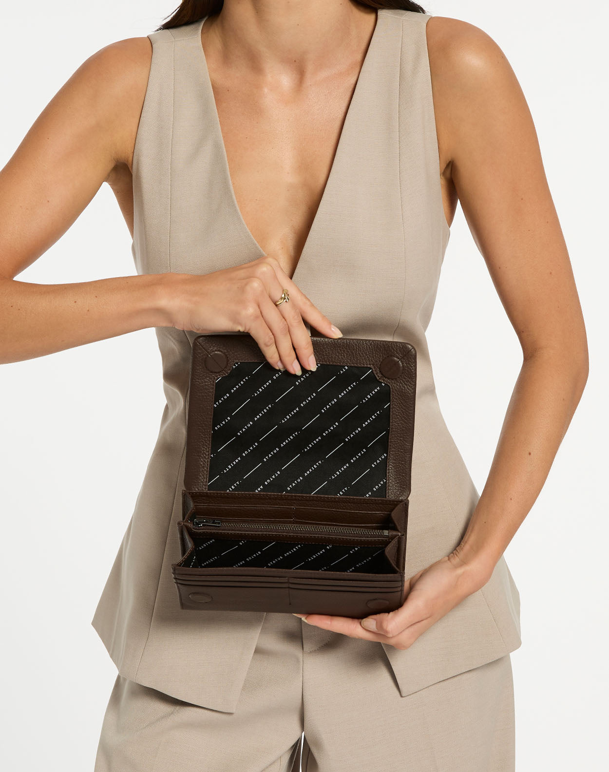 Status Anxiety Remnant Leather Wallet