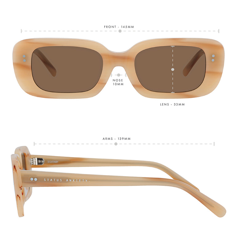 Status Anxiety Solitary Sunglasses Blonde
