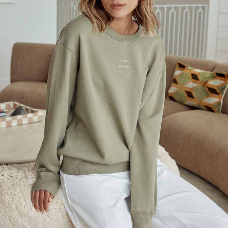 Status Anxiety Could be Nice Women's Jumper Washed Sage