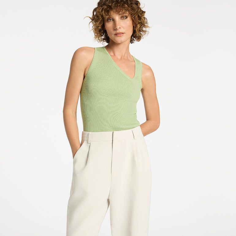Status Anxiety Come Around Women's Knit Honeydew