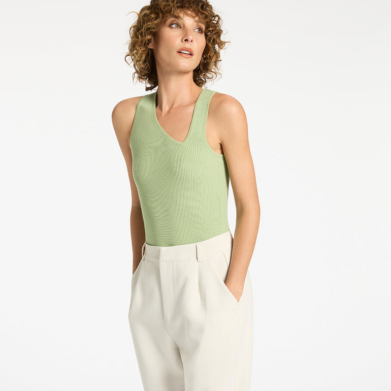 Status Anxiety Come Around Women's Knit Honeydew