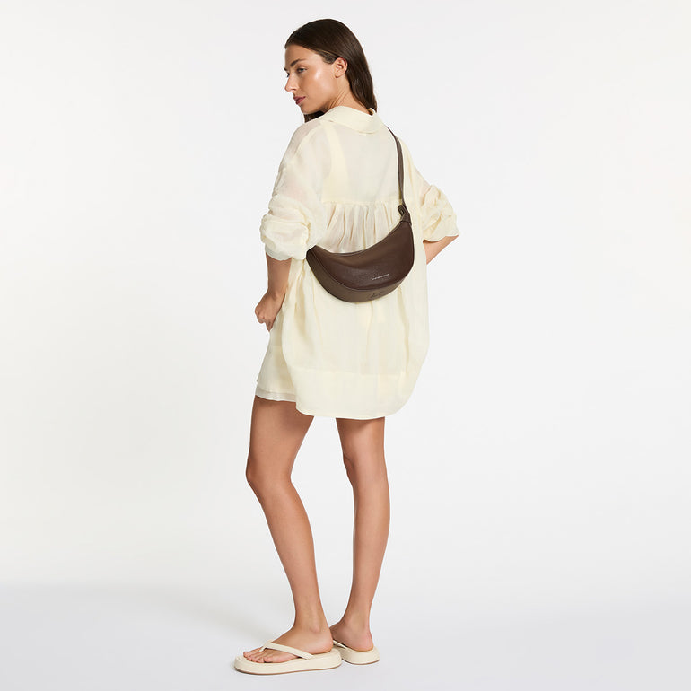 Status Anxiety Afterglow Women's Leather Bag Cocoa