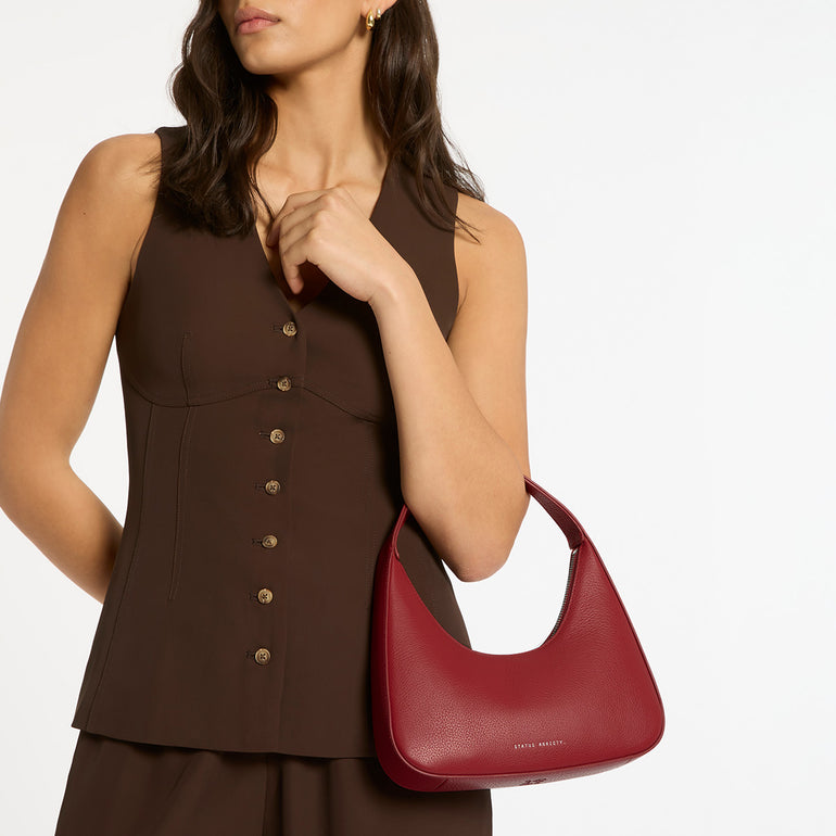 Status Anxiety Aurora Women's Leather Bag Rouge