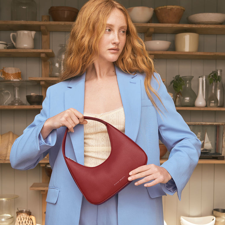 Status Anxiety Aurora Women's Leather Bag Rouge