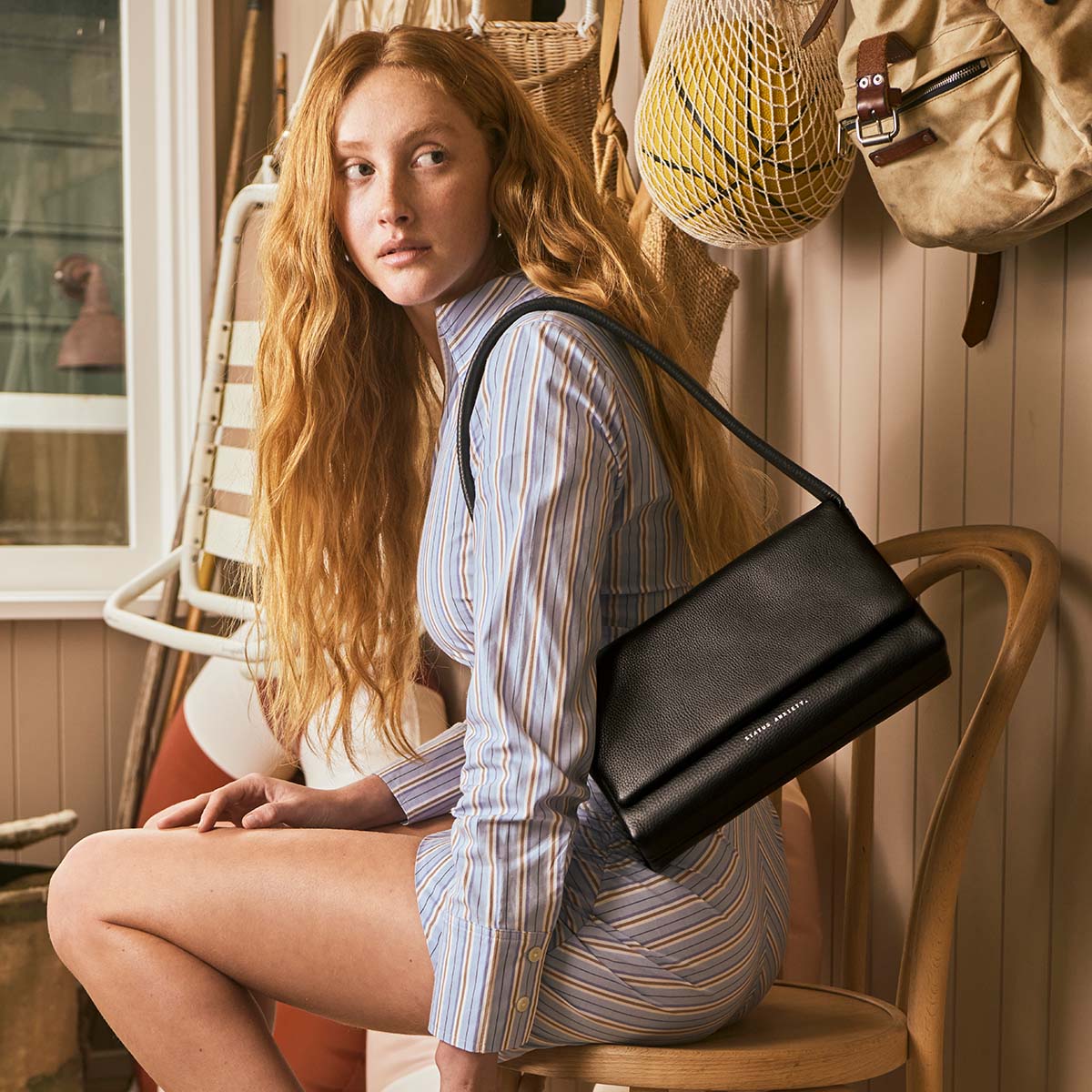 Status Anxiety Elysian Women's Leather Bag Black