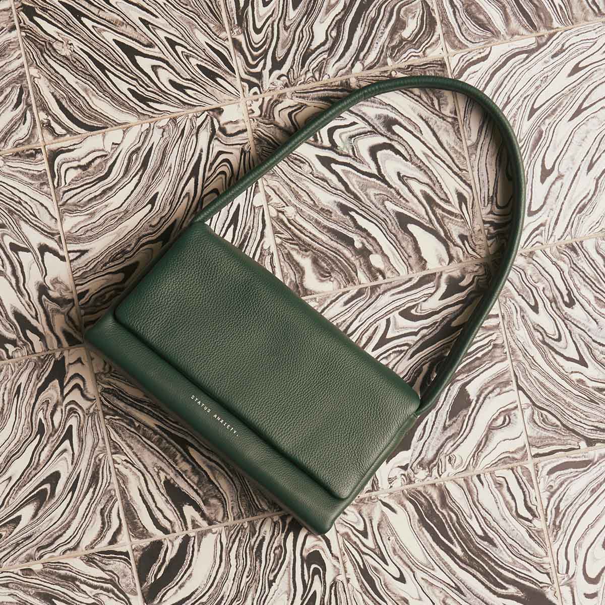 Status Anxiety Elysian Women's Leather Bag Green