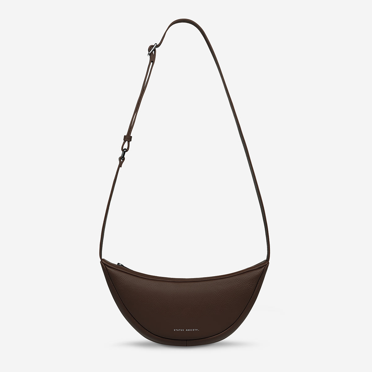 Status Anxiety Glued To You Women's Leather Crossbody Bag Cocoa