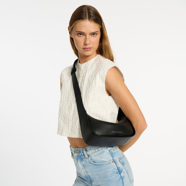 Status Anxiety Haven Leather Bag Black