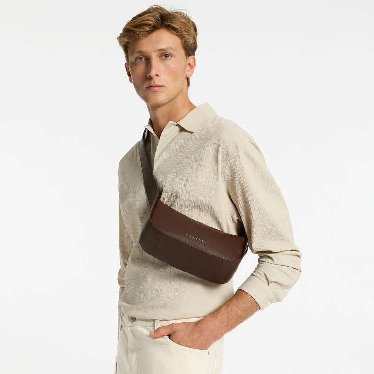 Status Anxiety Haven Leather Bag Cocoa