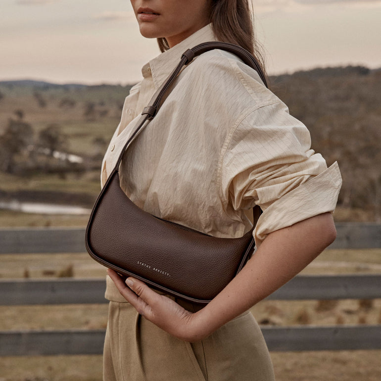 Status Anxiety Haven Leather Bag Cocoa