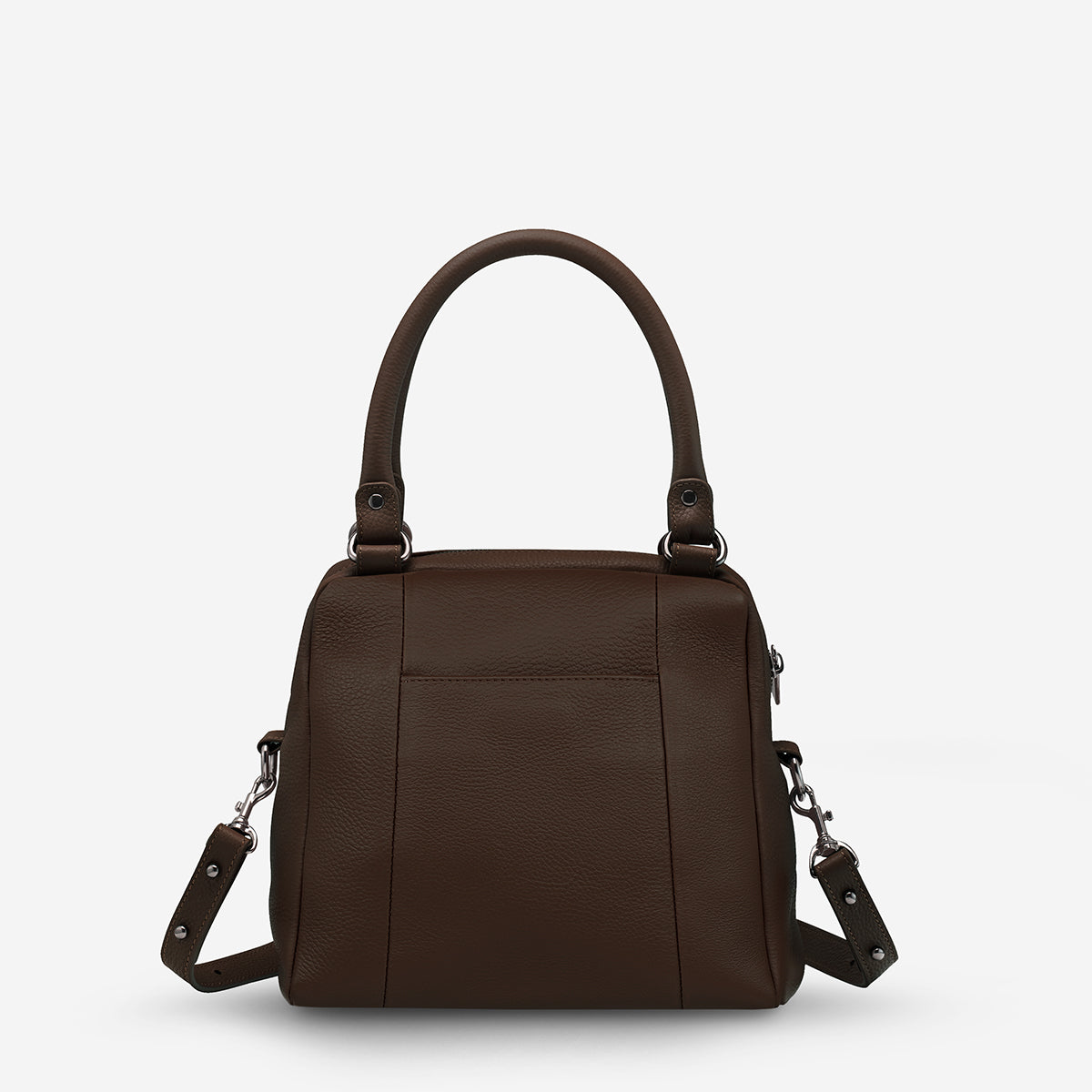Status Anxiety Last Mountains Women's Leather Handbag Cocoa