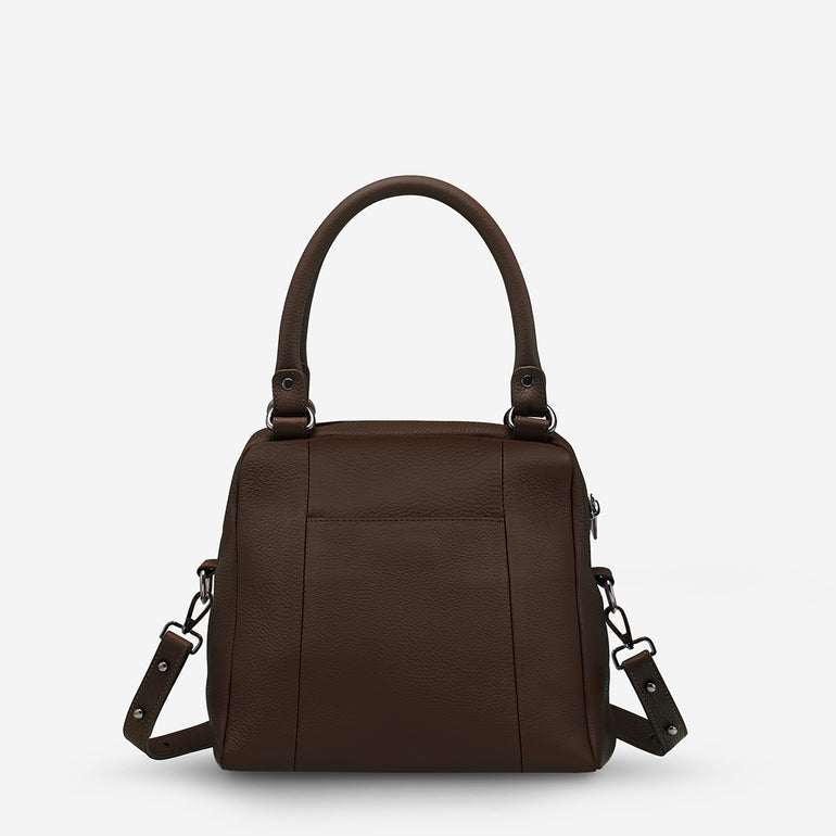 Status Anxiety Last Mountains Women's Leather Handbag Cocoa