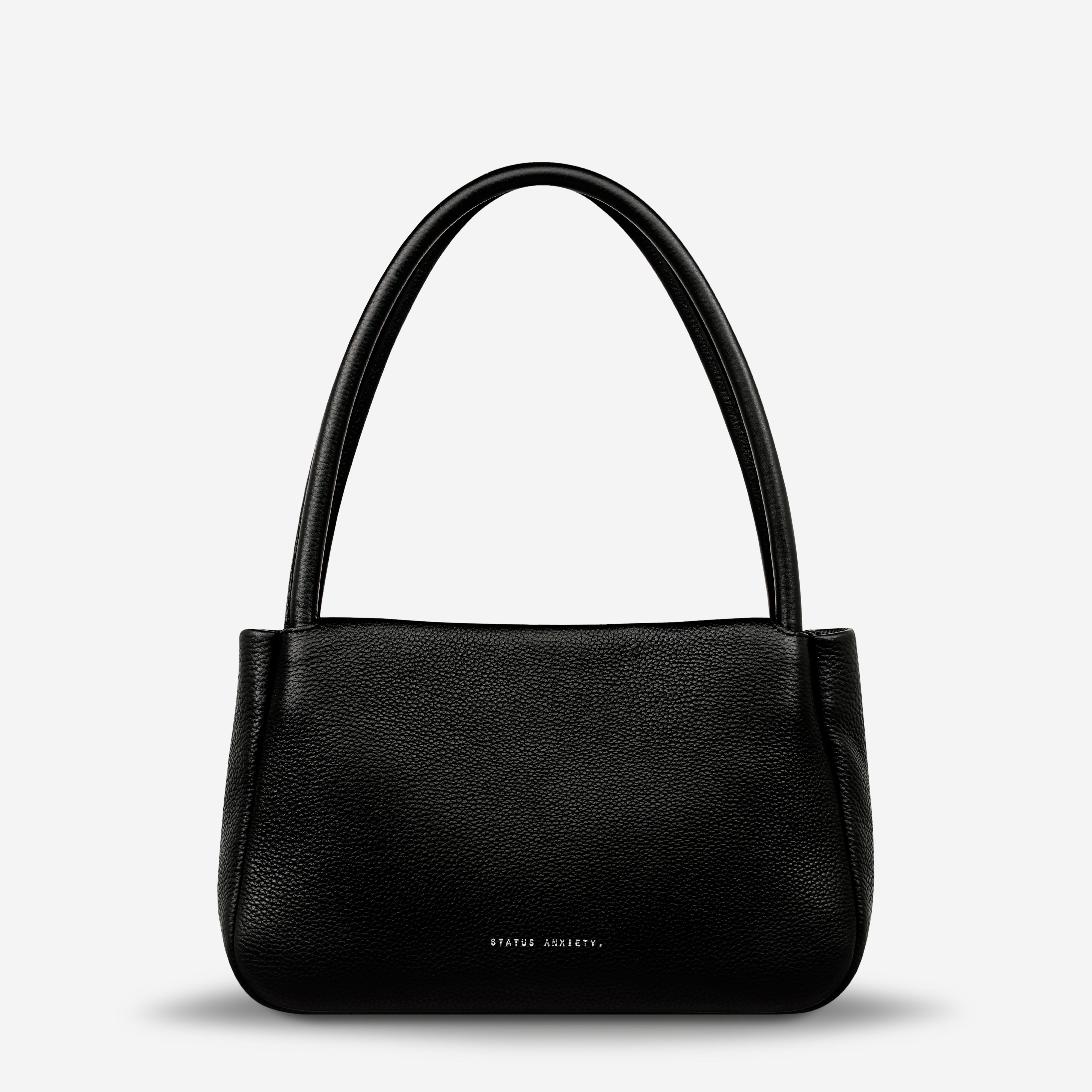 Status Anxiety Light Of Day Women's Leather Handbag Black