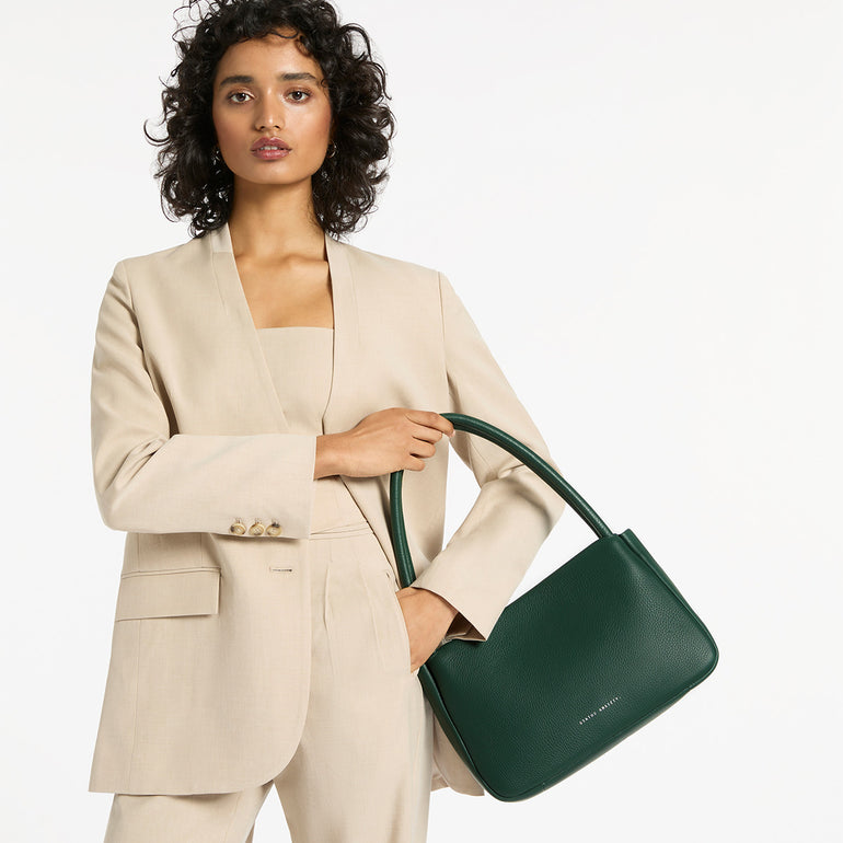 Status Anxiety Light Of Day Women's Leather Handbag Green