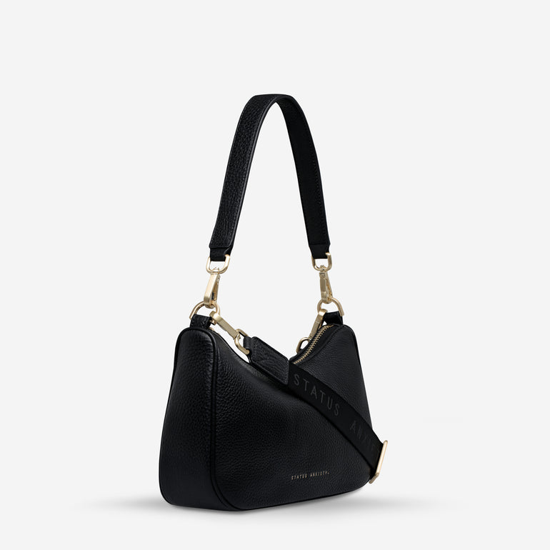 Status Anxiety Look Both Ways Handbag Black/Gold
