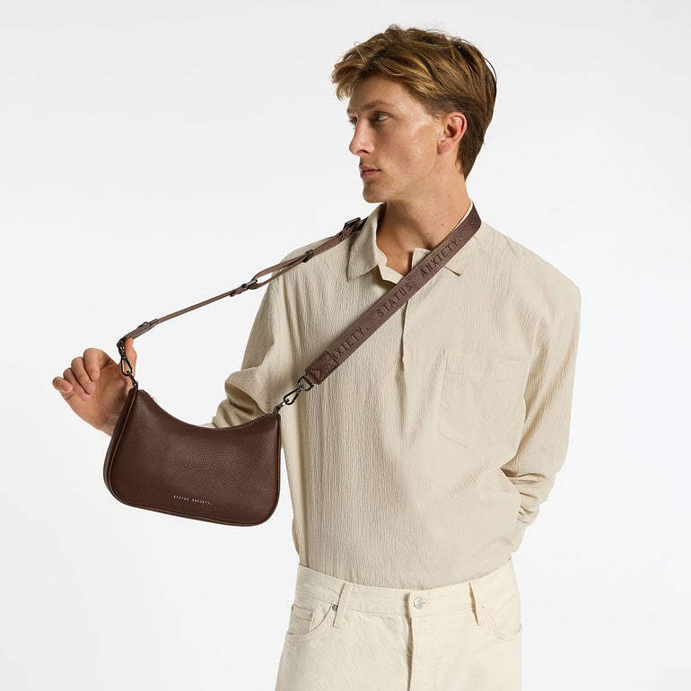 Status Anxiety Look Both Ways Handbag Cocoa