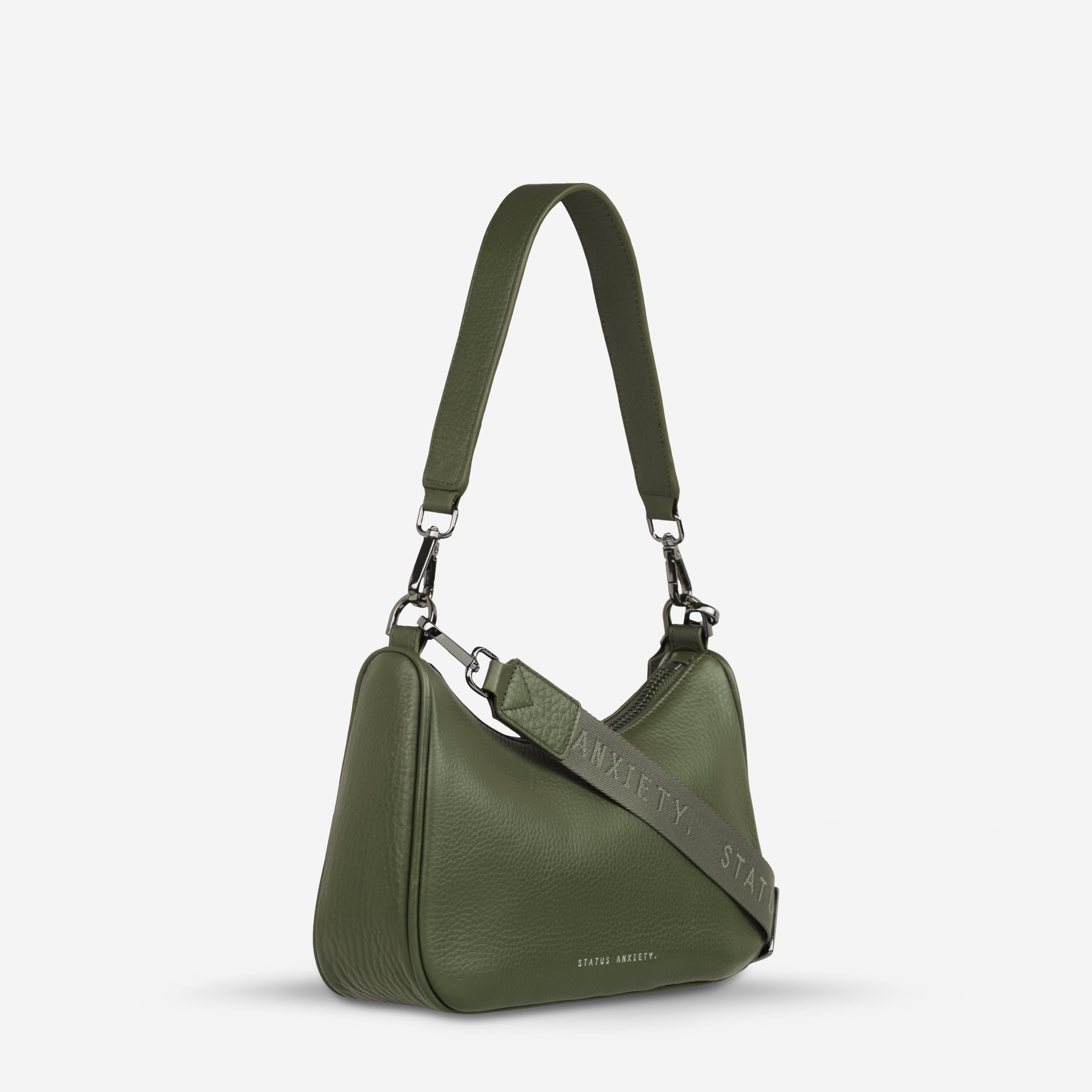 Status Anxiety Look Both Ways Handbag Khaki