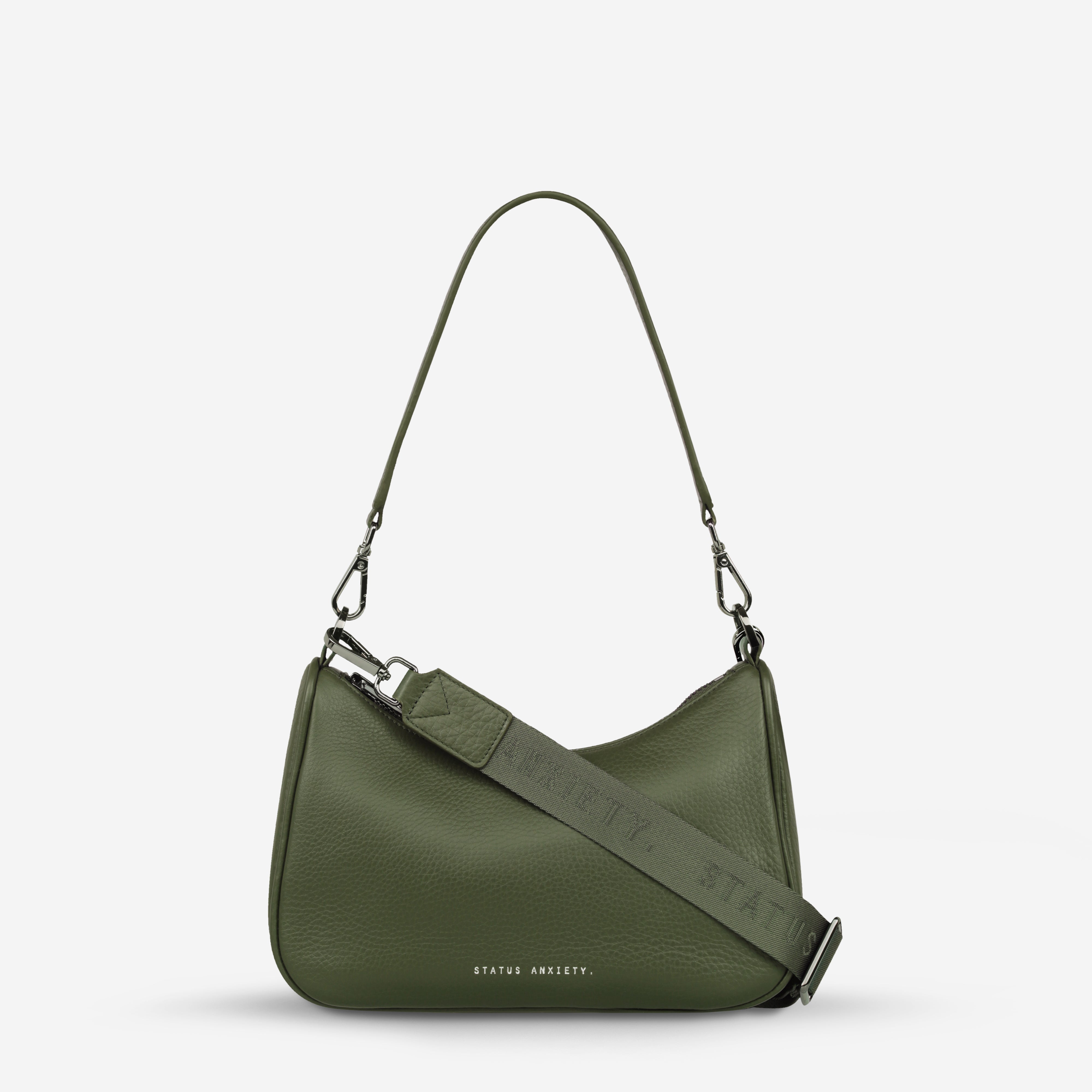 Status Anxiety Look Both Ways Handbag Khaki