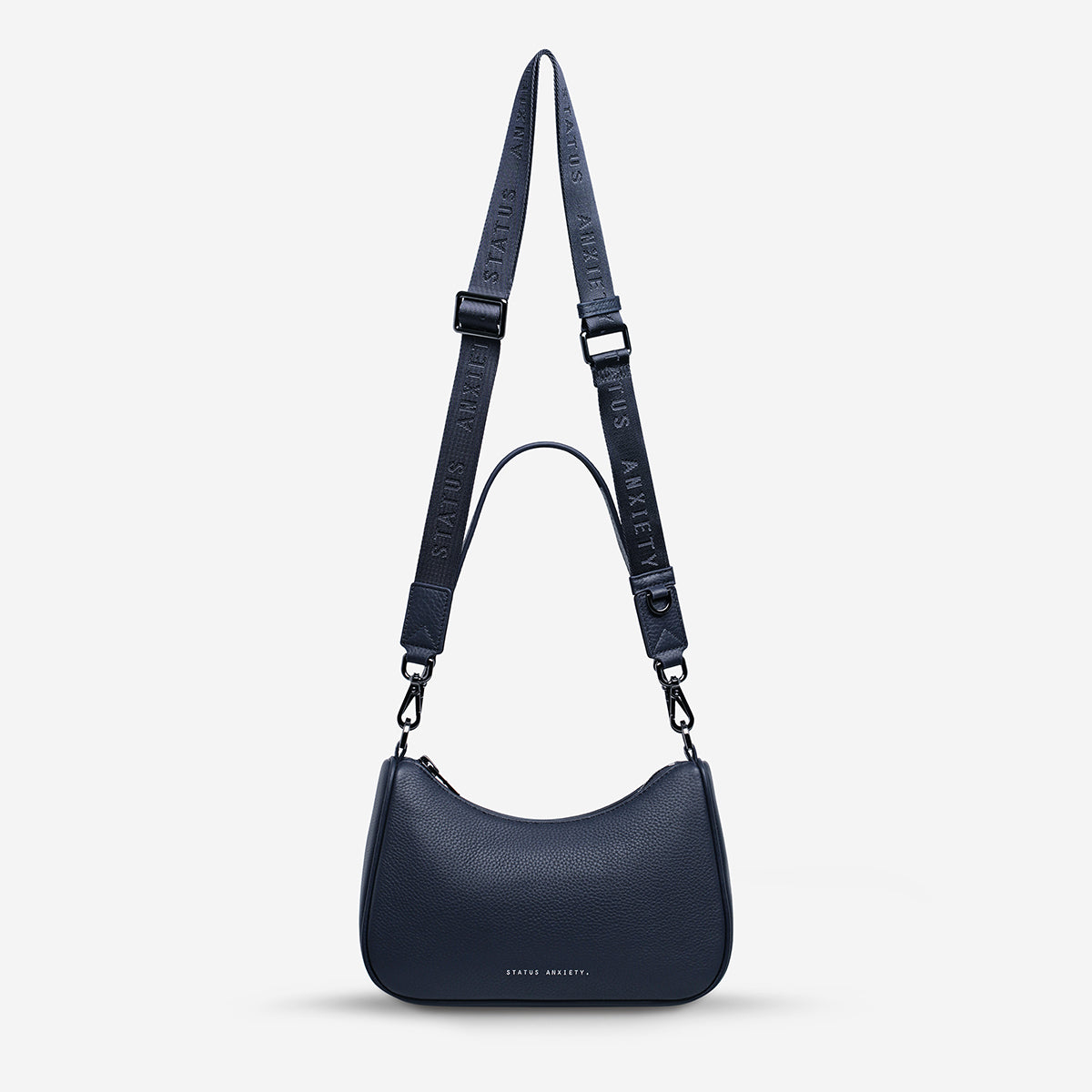 Status Anxiety Look Both Ways Handbag Midnight Blue
