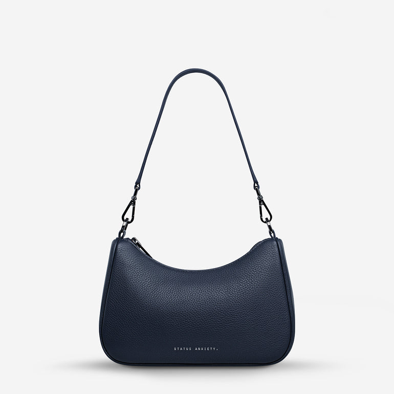 Status Anxiety Look Both Ways Handbag Midnight Blue