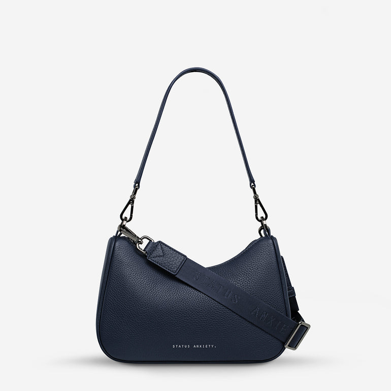 Status Anxiety Look Both Ways Handbag Midnight Blue
