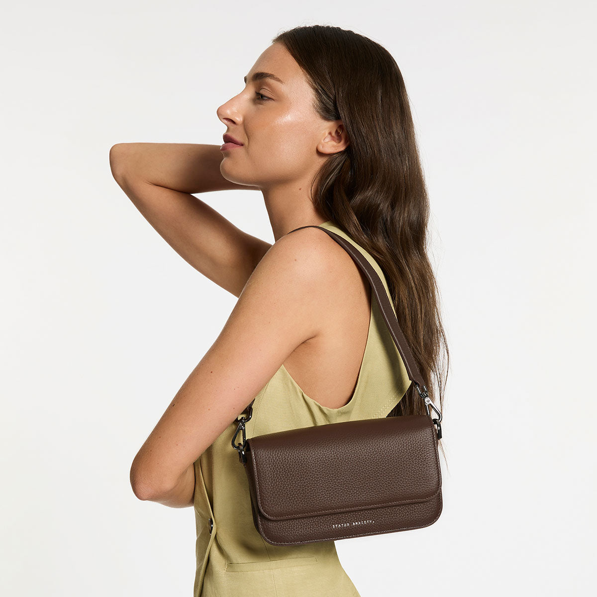 Status Anxiety Lost In The Light Women's Leather Bag Cocoa