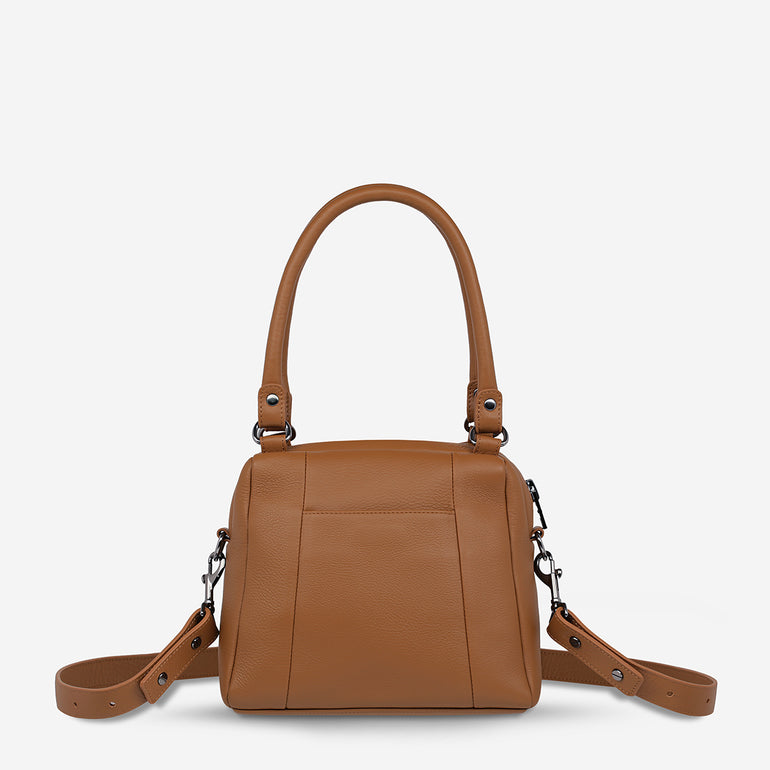 Status Anxiety Mini Mountains Women's Leather Handbag Camel