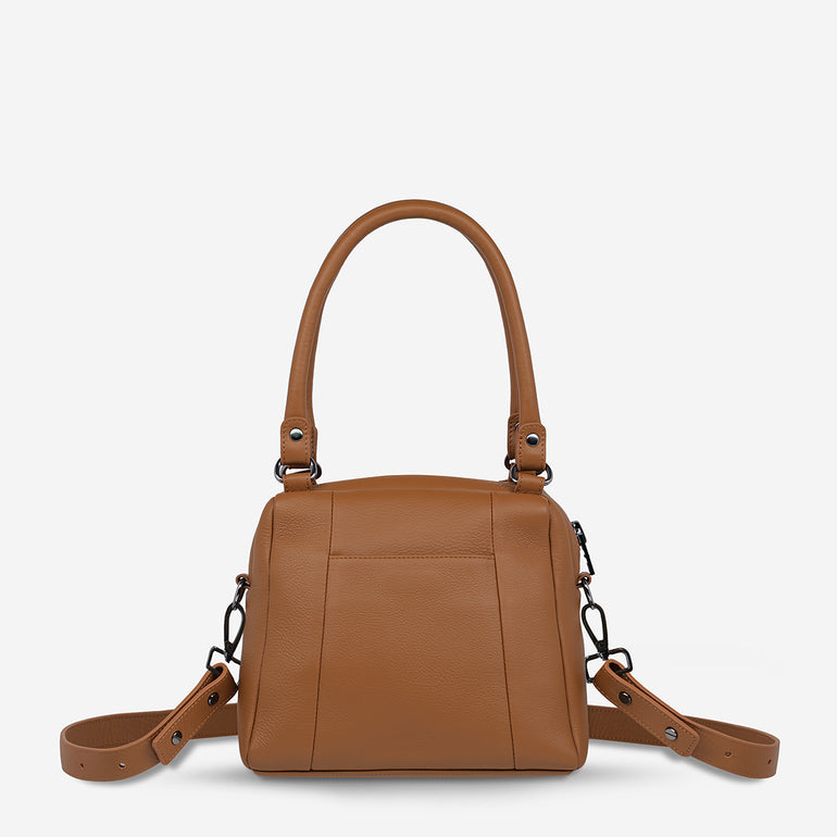 Status Anxiety Mini Mountains Women's Leather Handbag Camel