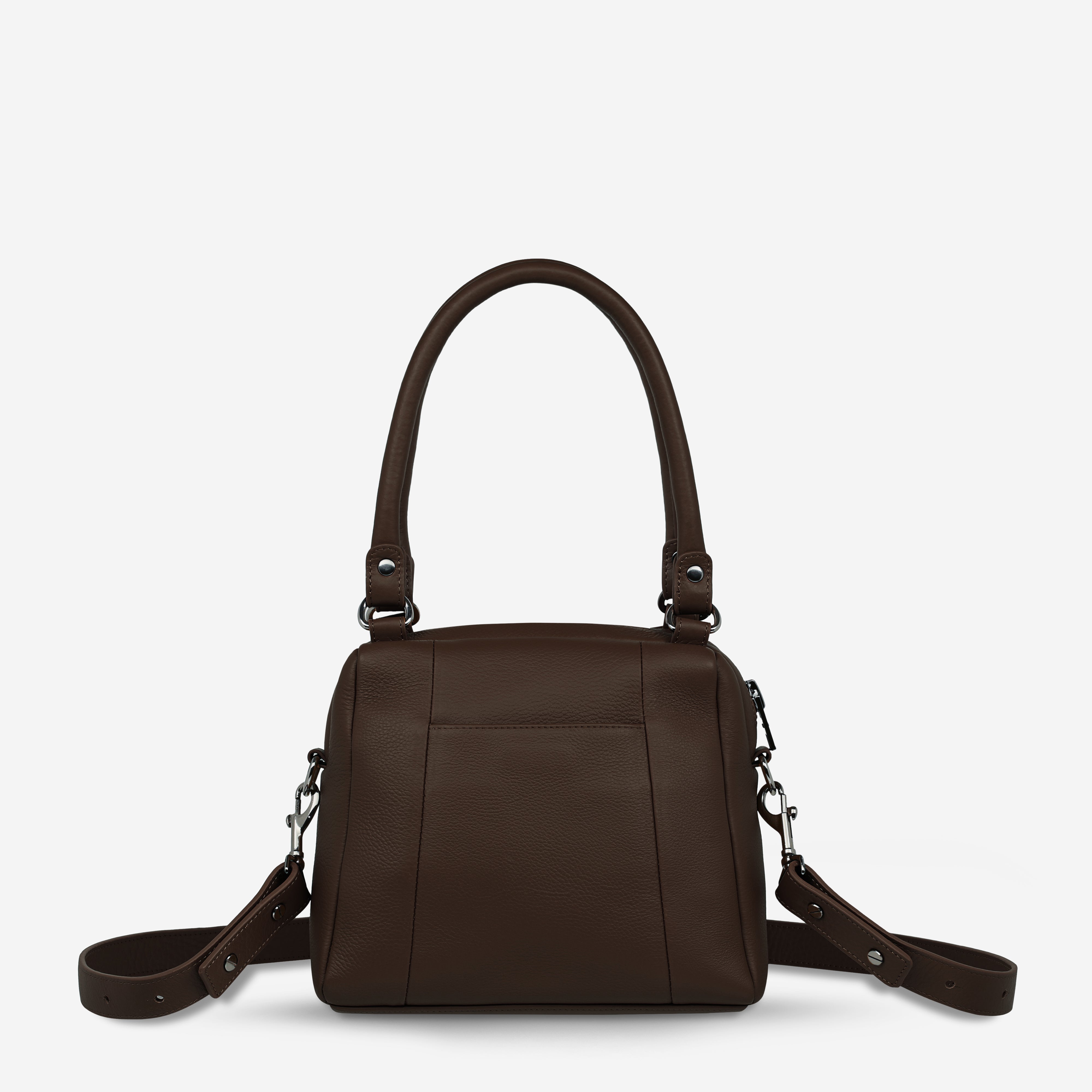 Status Anxiety Mini Mountains Women's Leather Handbag Cocoa