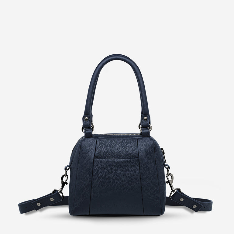 Status Anxiety Mini Mountains Women's Leather Handbag Midnight Blue