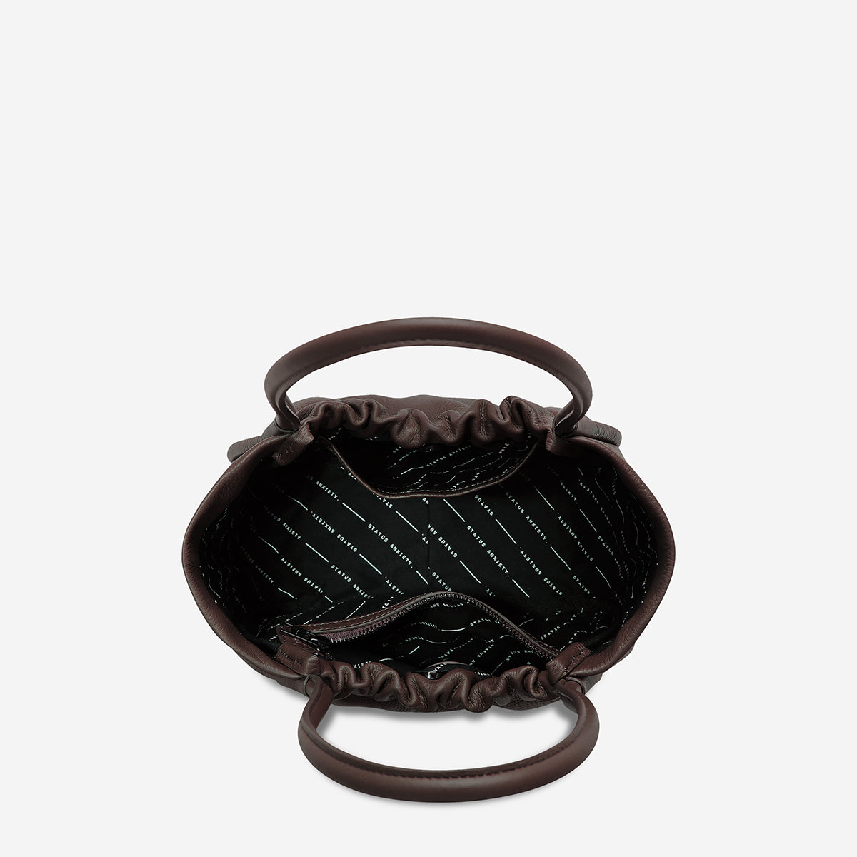 Status Anxiety Ordinary Pleasures Women's Leather Handbag Cocoa