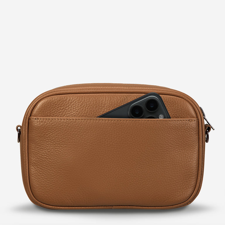 Status Anxiety Plunder Women's Leather Crossbody Bag Camel