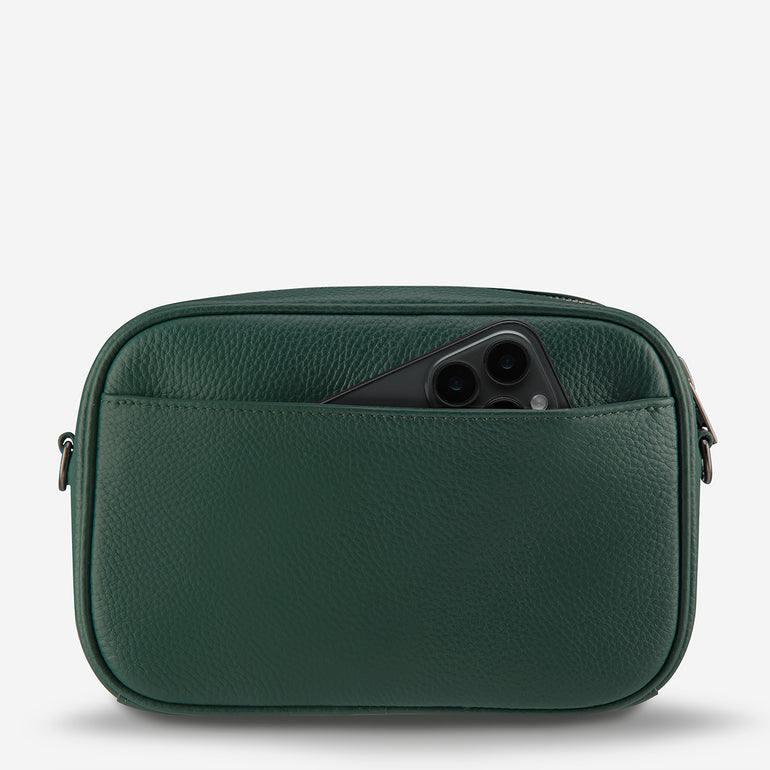 Status Anxiety Plunder Women's Leather Crossbody Bag Green