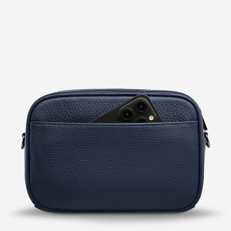 Status Anxiety Plunder With Webbed Strap Midnight Blue
