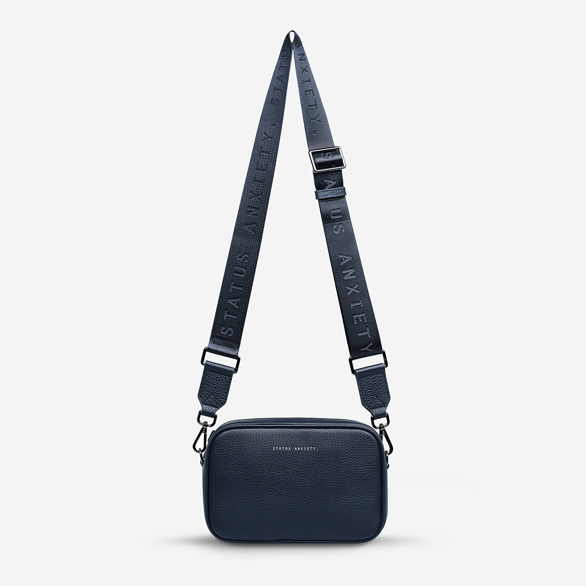 Status Anxiety Plunder With Webbed Strap Midnight Blue