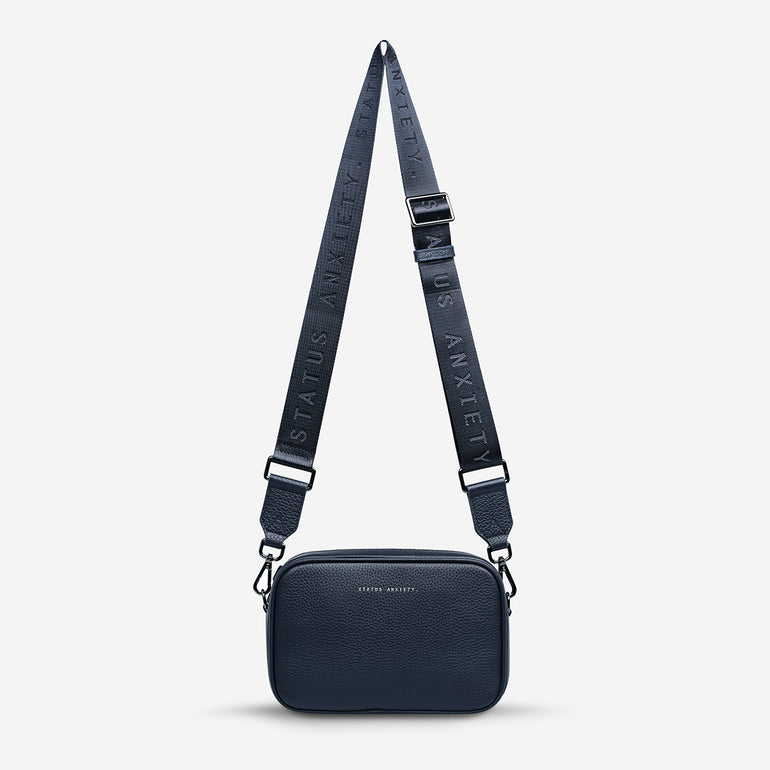 Status Anxiety Plunder With Webbed Strap Midnight Blue