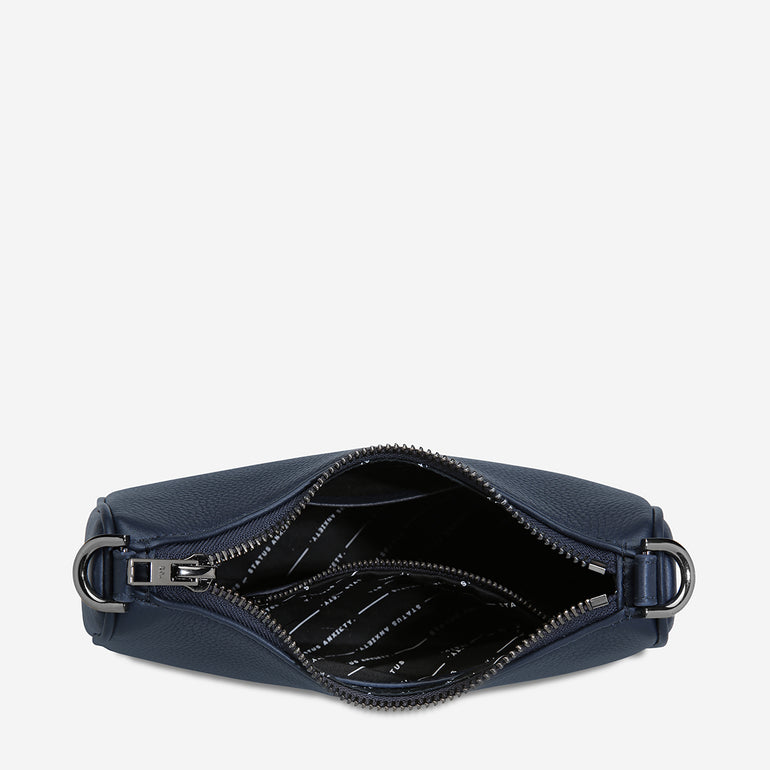 Status Anxiety Plunder With Webbed Strap Midnight Blue