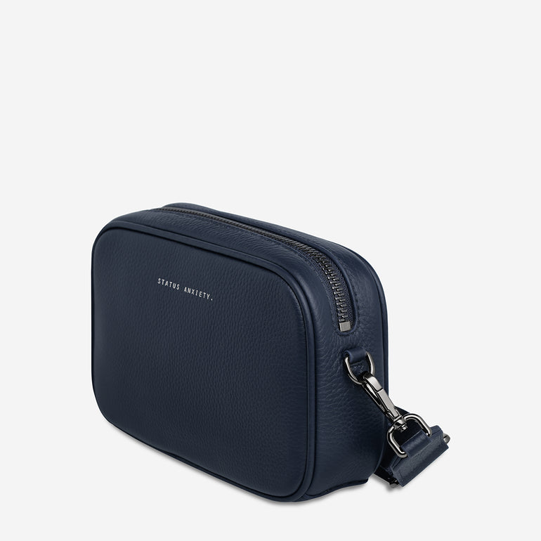 Status Anxiety Plunder With Webbed Strap Midnight Blue