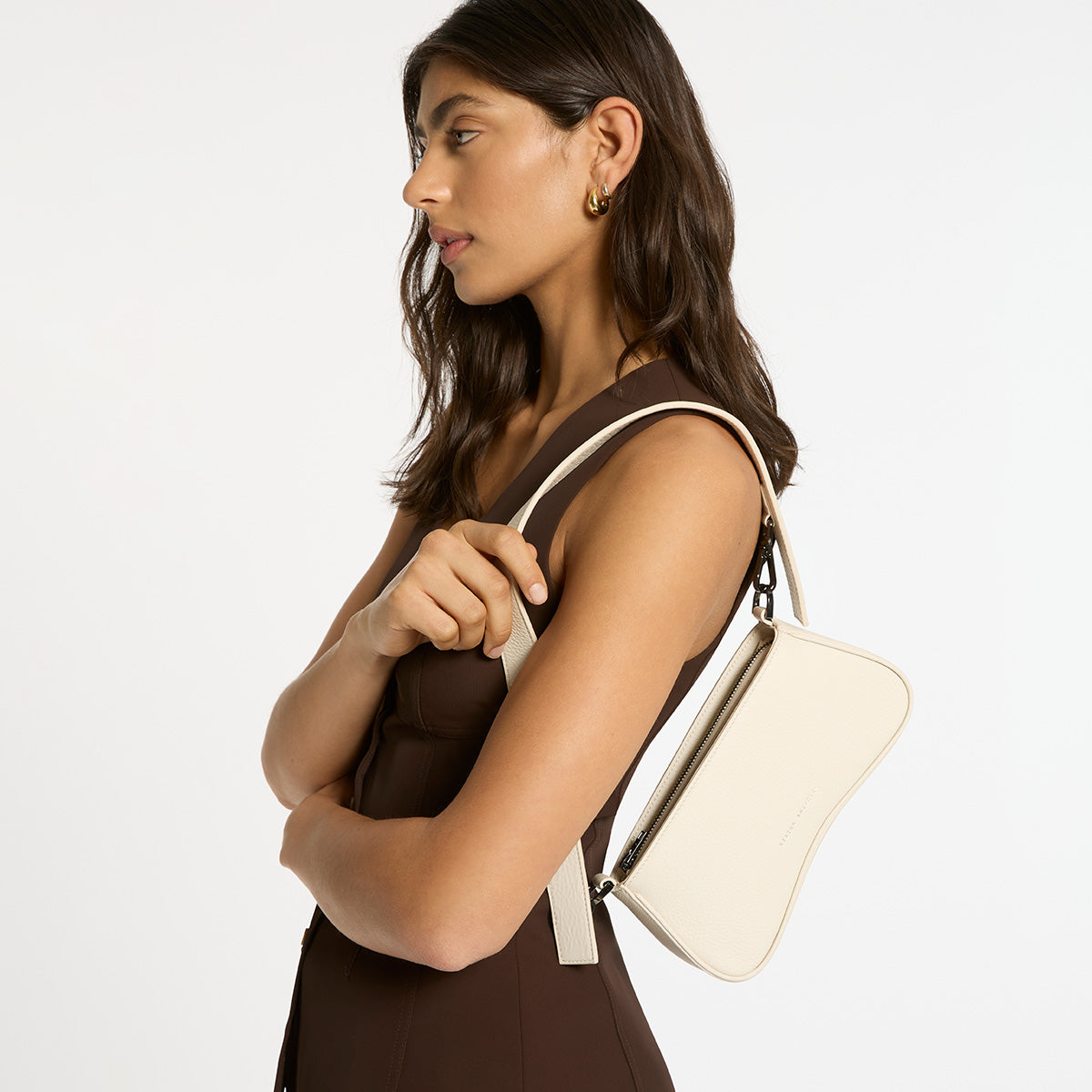 Status Anxiety Polaris Women's Leather Bag Chalk