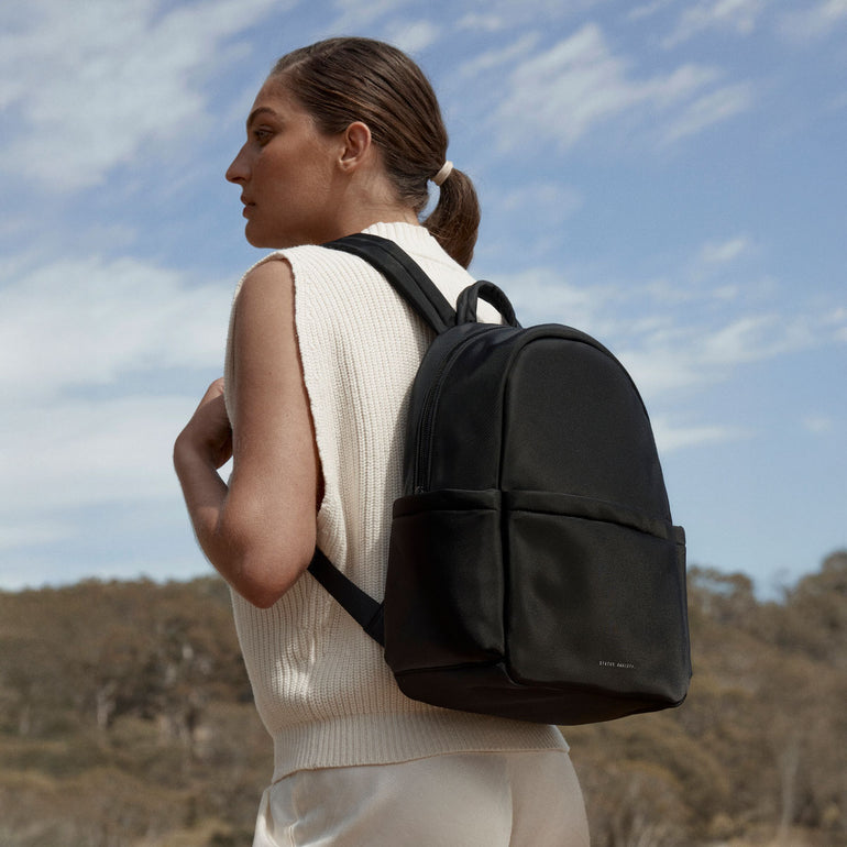 Status Anxiety Frankie Backpack Black Recycled