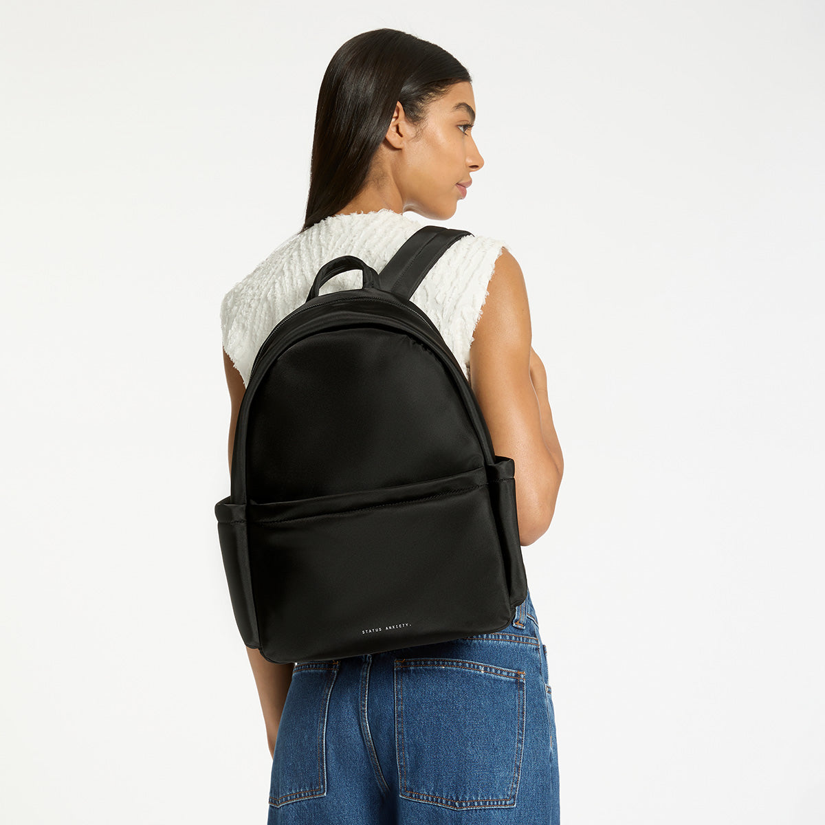 Status Anxiety Frankie Backpack Black Recycled