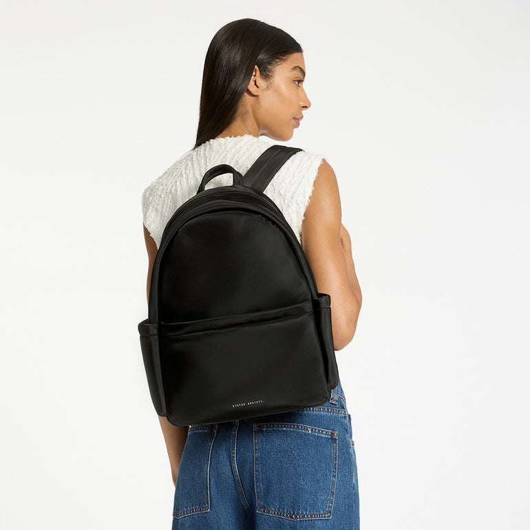 Status Anxiety Frankie Backpack Black Recycled