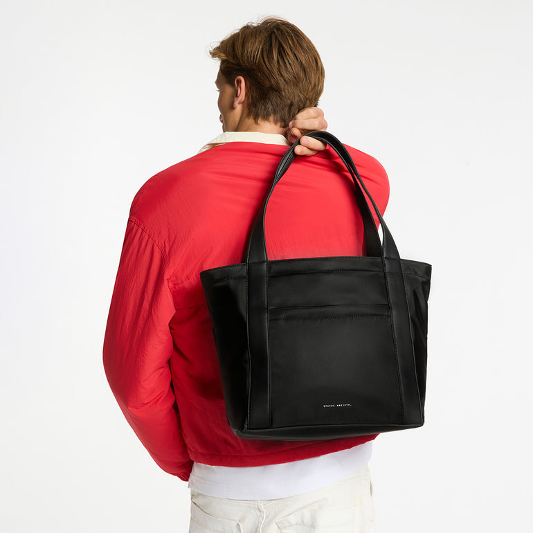Status Anxiety Mikah Tote Bag Black Recycled