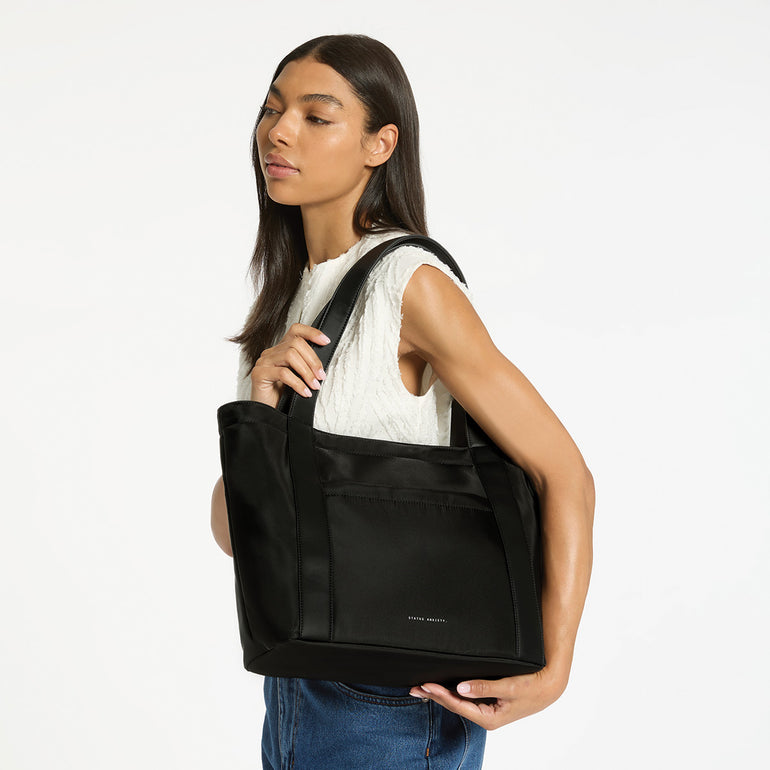 Status Anxiety Mikah Tote Bag Black Recycled