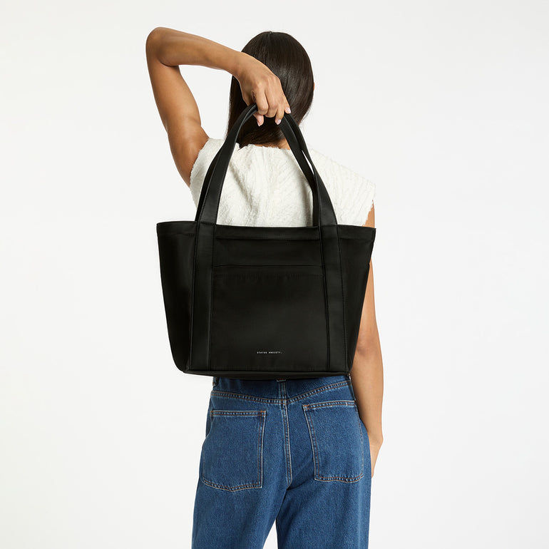 Status Anxiety Mikah Tote Bag Black Recycled