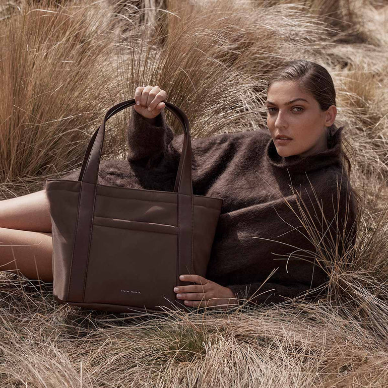 Status Anxiety Mikah Tote Bag Truffle Recycled