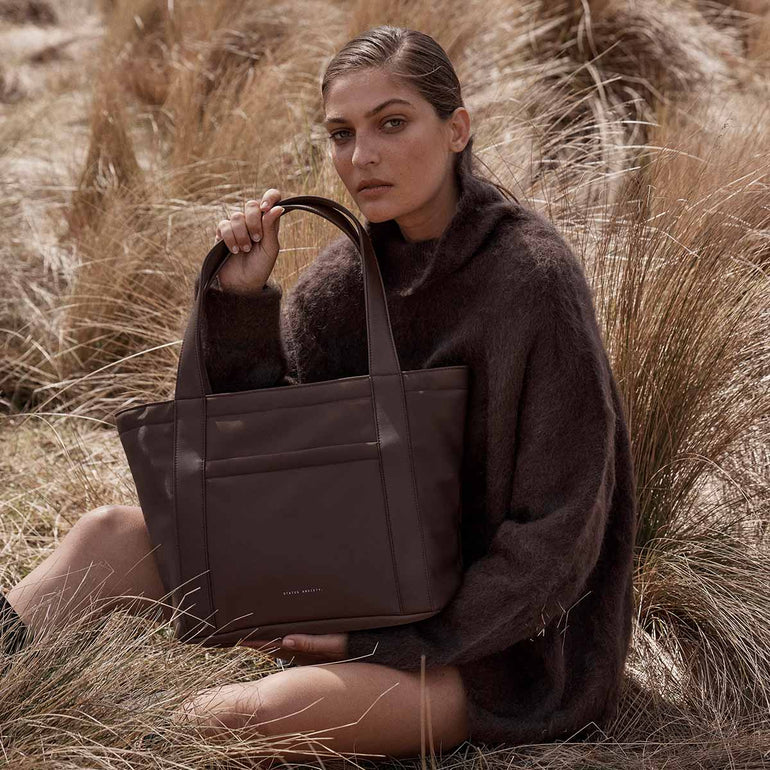 Status Anxiety Mikah Tote Bag Truffle Recycled