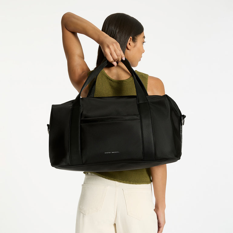 Status Anxiety Rainey Duffle Bag Black Recycled