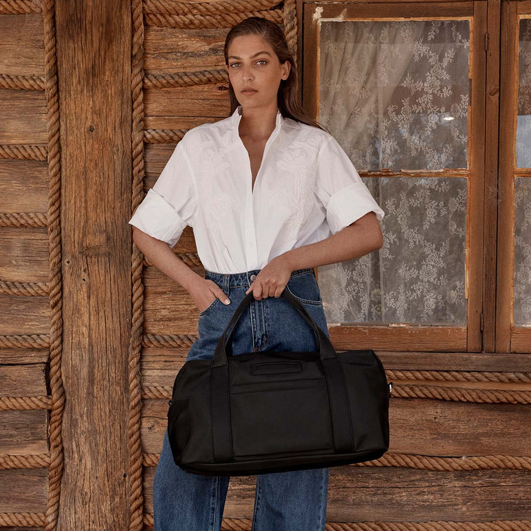 Status Anxiety Rainey Duffle Bag Black Recycled